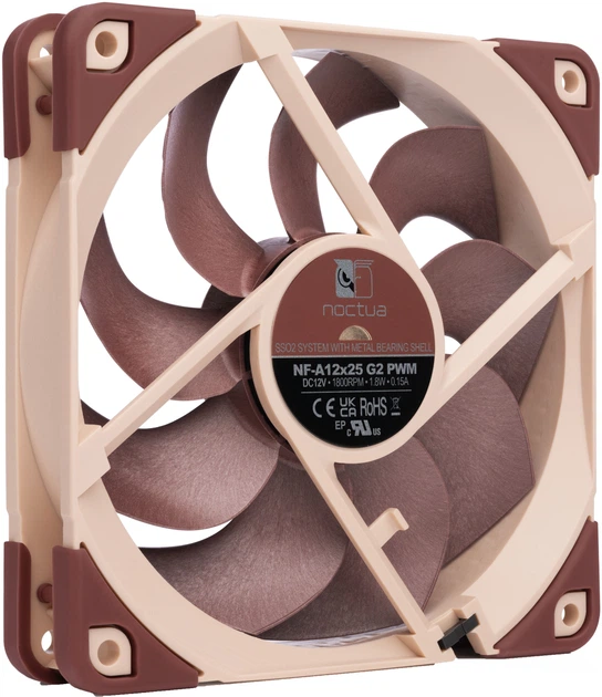 Вентилятор Noctua NF-A12x25 G2 PWM – фото, отзывы, характеристики