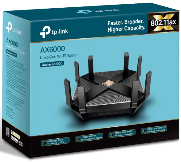 Маршрутизатор TP-LINK Archer AX6000 – фото, отзывы, характеристики