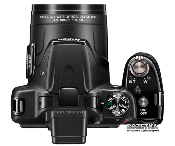Фотоаппарат Nikon Coolpix P530 Black (VNA640E1) официальная