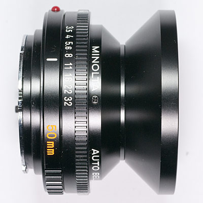Minolta 50mm f/3.5 bellows lens review