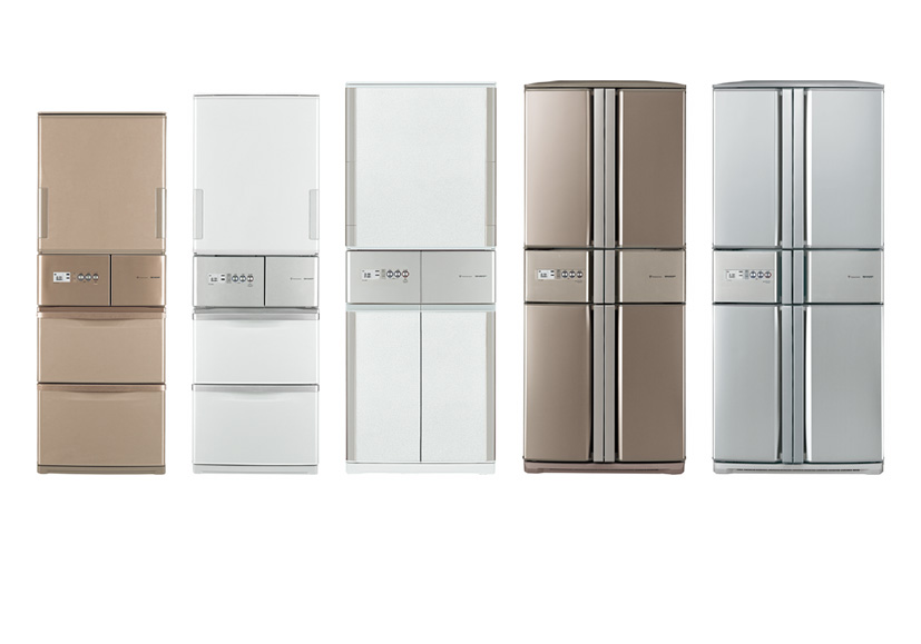 937 シャープ 左右どっちもドア 5ドア冷蔵庫 冷⇔温愛情ホット庫搭載 高性能 SHARP SHARP 5ドア冷蔵庫 457L どっちもドア SJ-MW46P (両開き