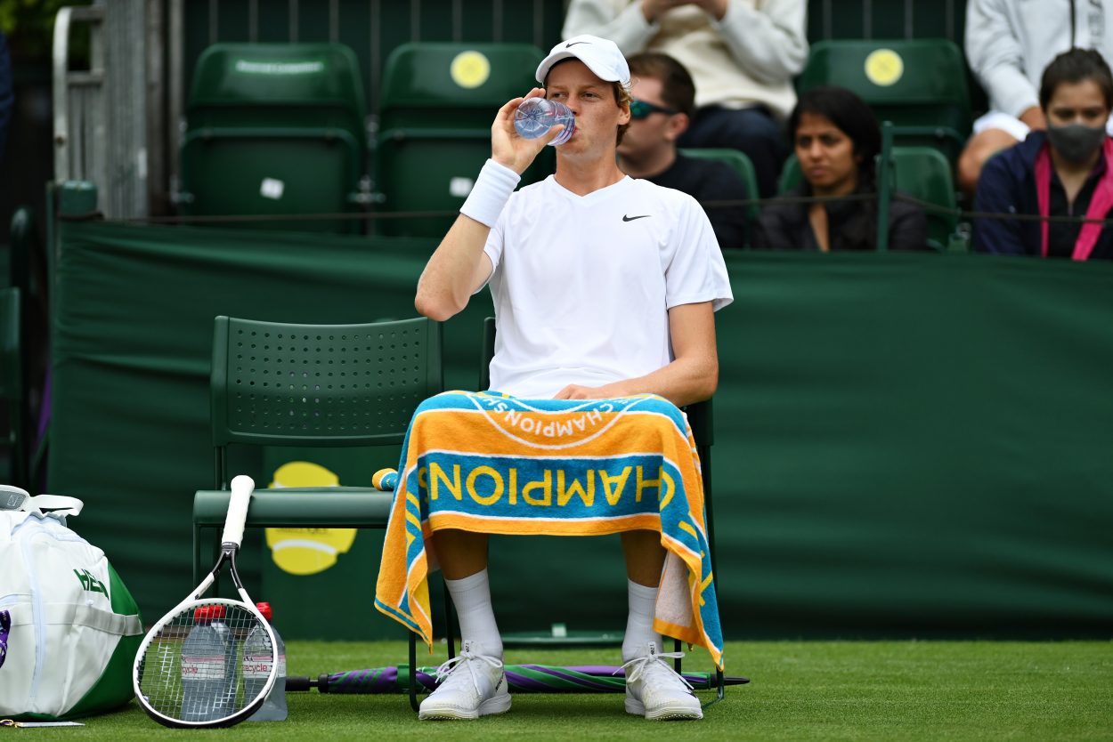 ウィンブルドンテニスコートタオル Wimbledon Tennis Court