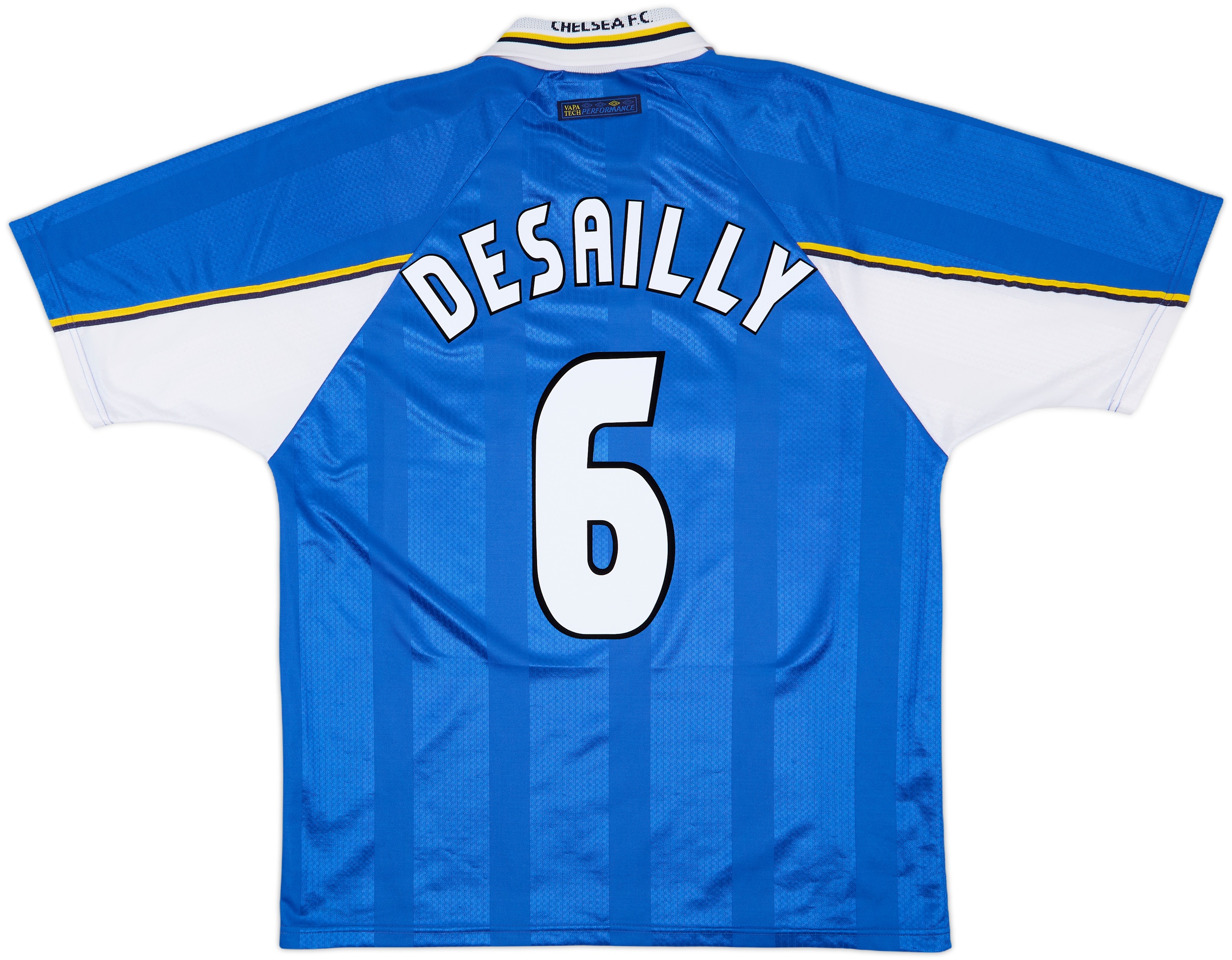 1997-99 Chelsea Home Shirt Desailly #6 - 9/10 - (XL)