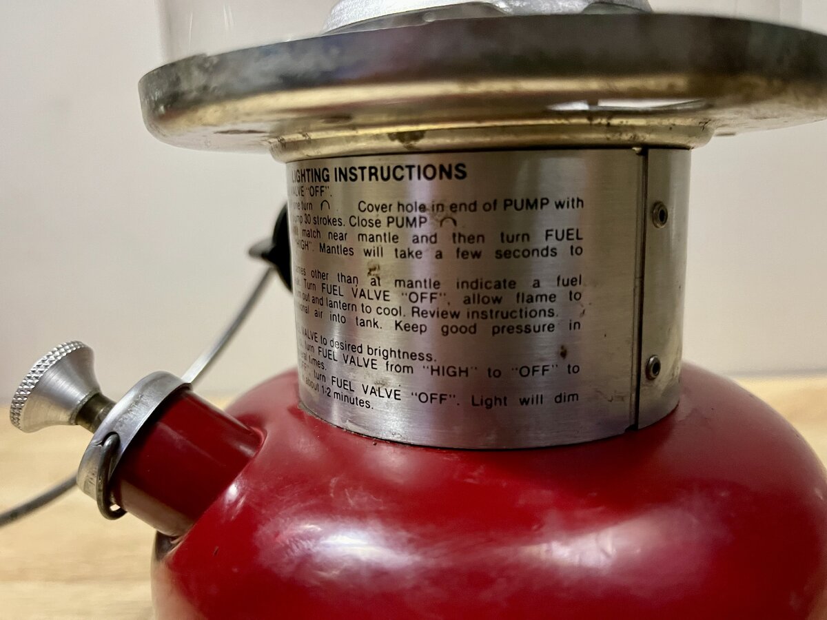 Coleman 286A (286A703; March 1989) | Classic Pressure Lamps & Heaters