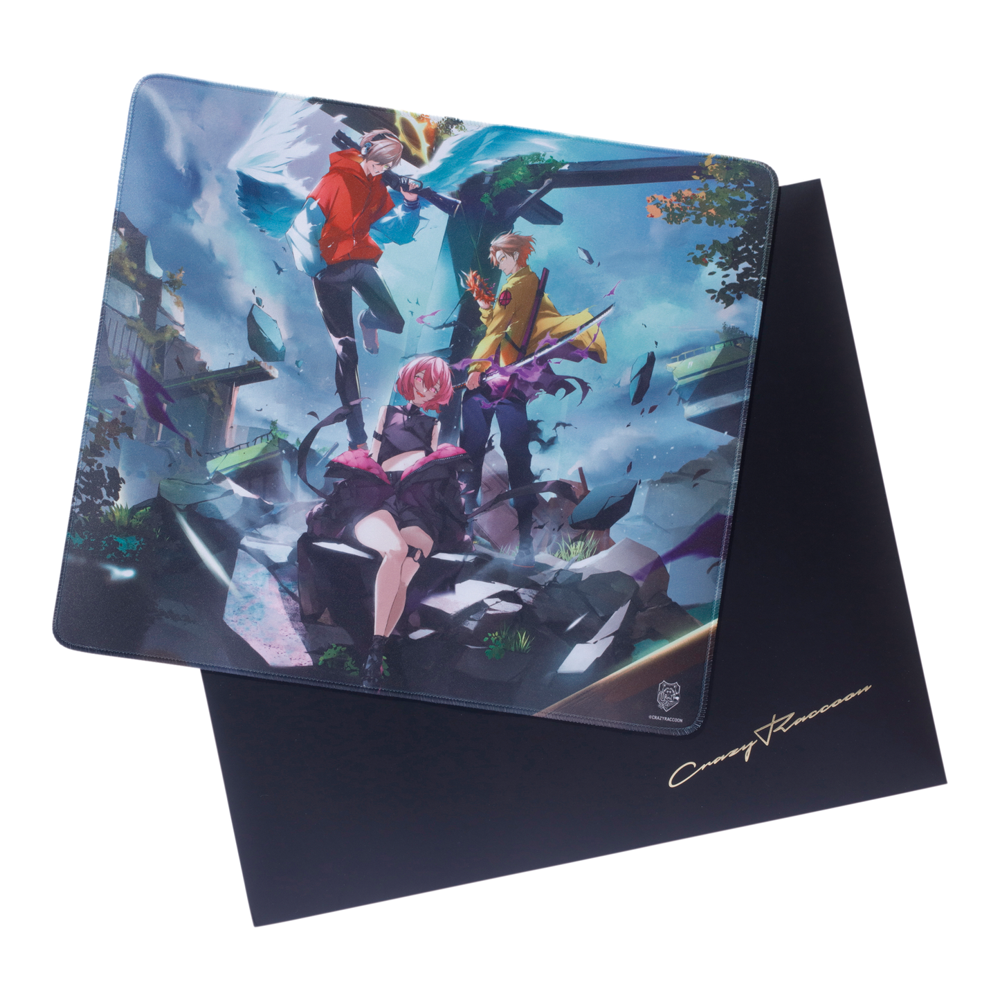 DAIYOUKAI MOUSEPAD – CRAZY RACCOON