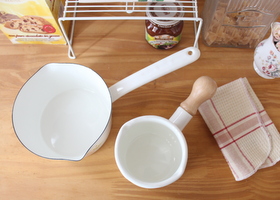 イマン ローズバスケット ホーロー プチミルクパン － フレンチ