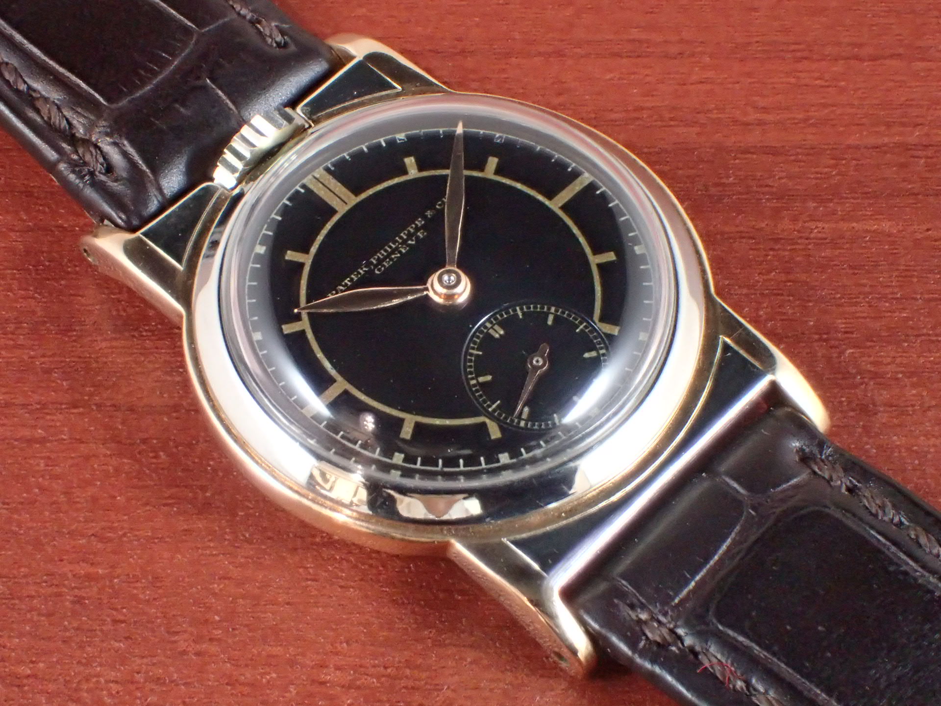 パテックフィリップ Ref.136 18KWG/PG セクターダイアル 1930年代