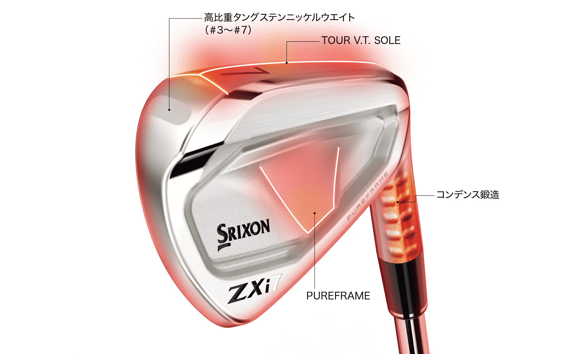 スリクソン ZXi7 アイアン N.S.PRO MODUS3 TOUR 105 スチールシャフト