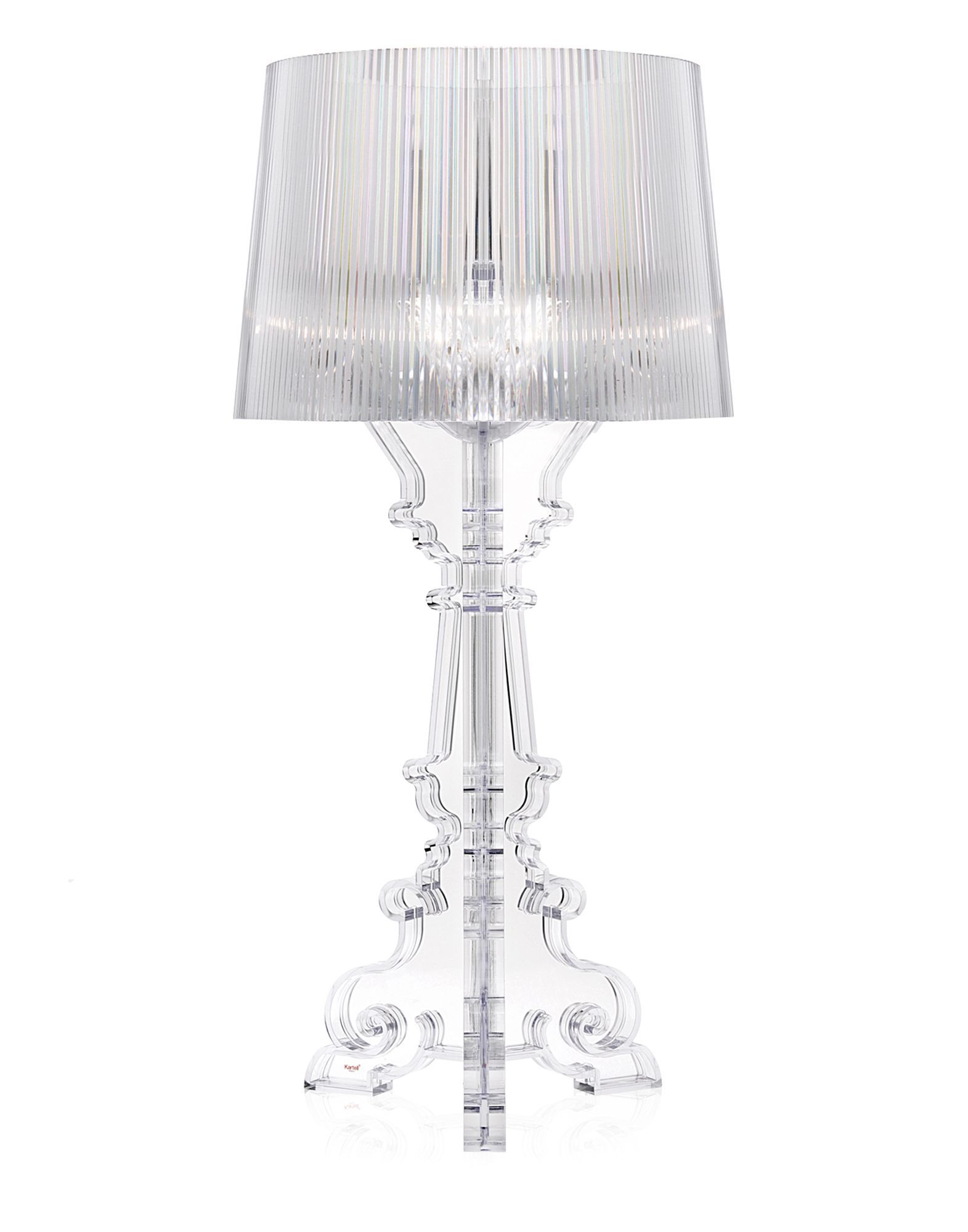 Kartell Table Lamps BOURGIE Transparent CRYSTAL | Kartell