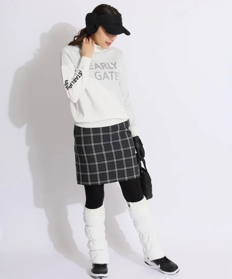 パーリーゲイツのハイネックニットを使ったスタイリング