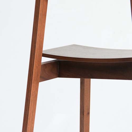 旭川家具 WOW ワオ Half Chair ハーフチェア Op.1 国産家具 無垢