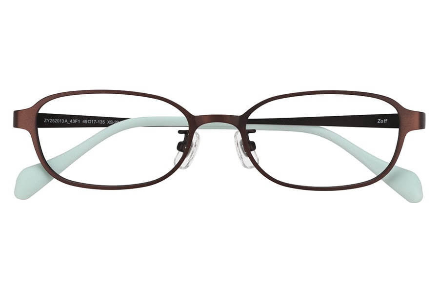 日常使いに最適なXSサイズのスクエア型（ZY252013-43F1）｜メガネの