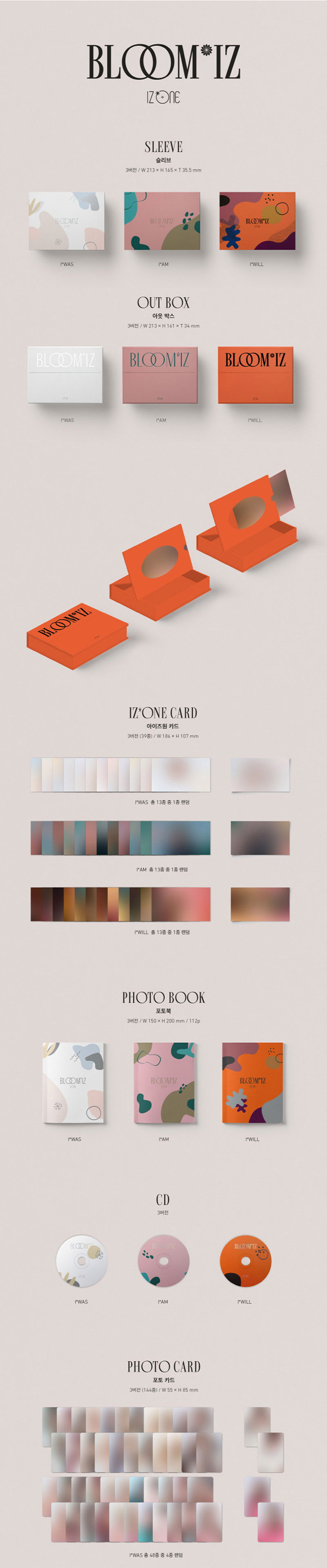 IZ*ONE - BLOOM*IZ - Comprar em K-Line Store