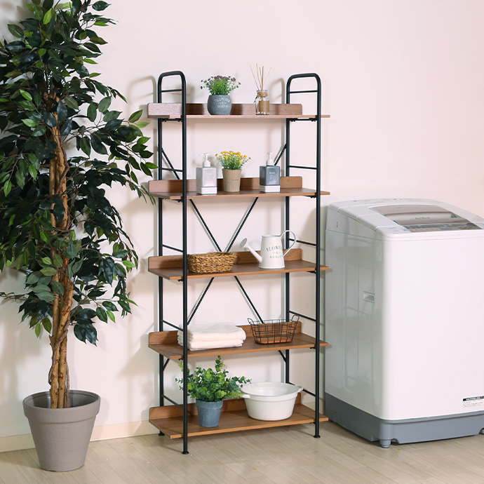 g11578]【幅71cm】Smart マルチシェルフ 5段タイプ ラック | 家具