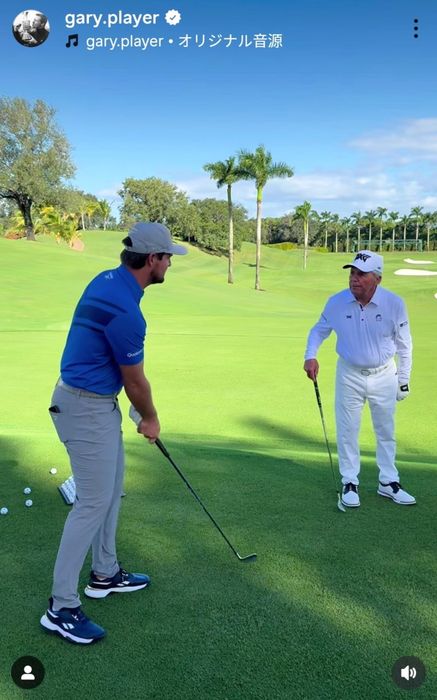ゴルフ界のレジェンド、ゲーリー・プレーヤーは90歳にして元気はつらつ