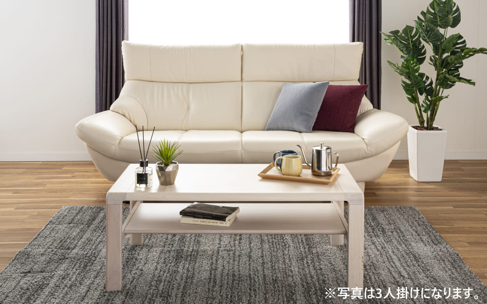 カリモク］【地域限定】2.5人掛けソファ クラウド Z17612