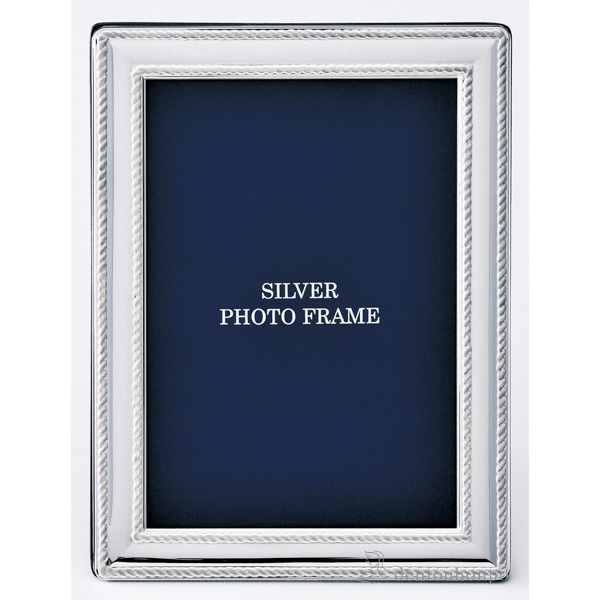 送料無料】 銀製 フォトフレーム ツイスト M / 写真立て フォト