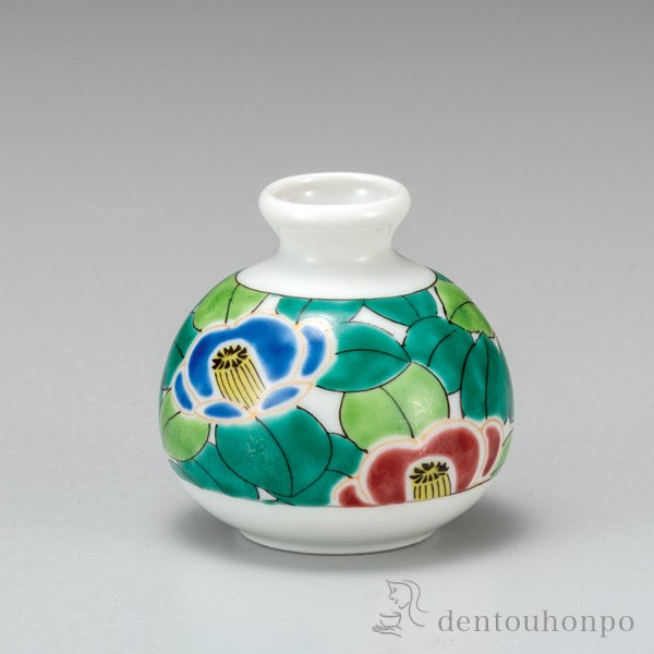 小つぼ花生 山茶花 1.8号 / 一輪挿し おしゃれ 花器 フラワーベース