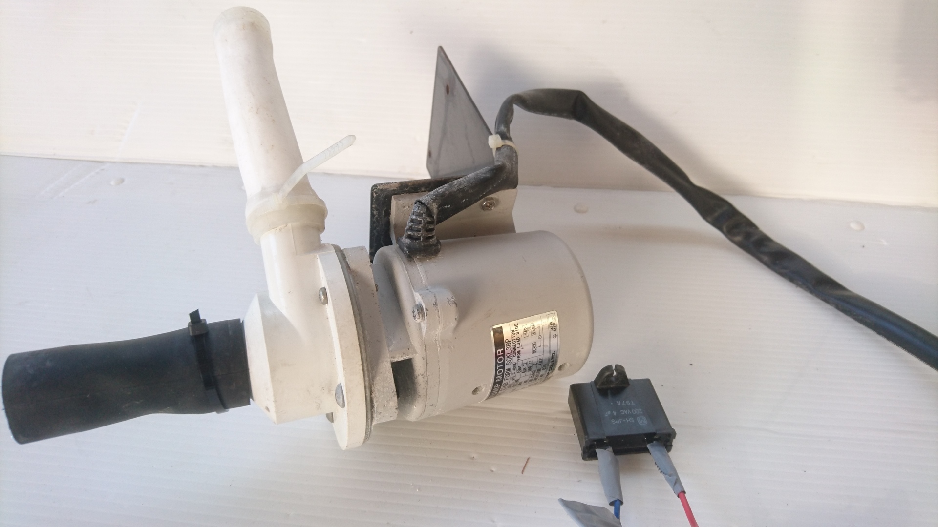 製氷機ポンプモーターキタシバ製100Vホシザキ製氷機ポンプ中古品