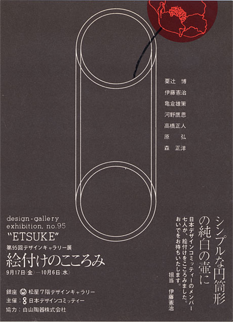 第95回デザインギャラリー1953「絵つけのこころみ」｜デザイン