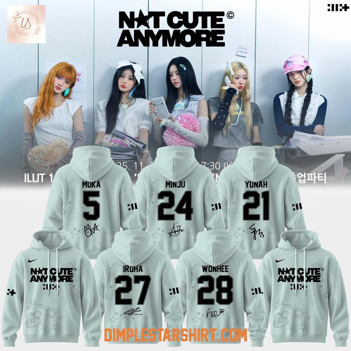 Illit Not Cute Anymore New Album Hoodie - Dimplestartshirt