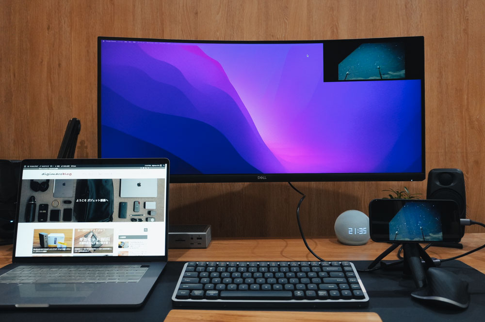 レビュー：Dell 34インチ曲面USB-C モニターS3423DWCならUSBケーブル1