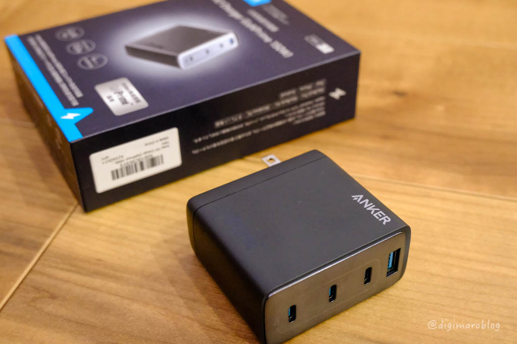 最大150W 4ポートのUSB充電器 Anker 747 Chargerは小さくてパワフル