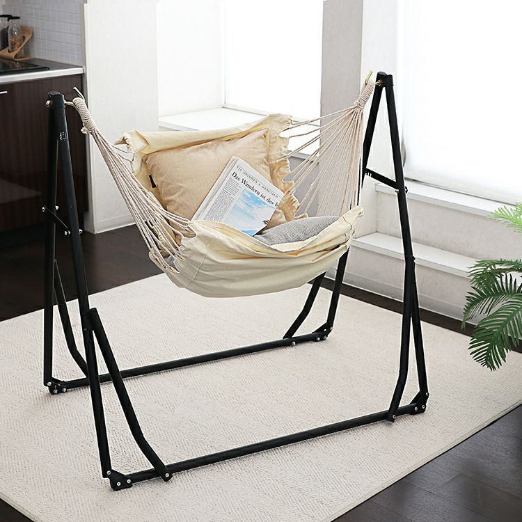 大人気 組立簡単 シフラス 2WAY 自立式ポータブルハンモック 室内