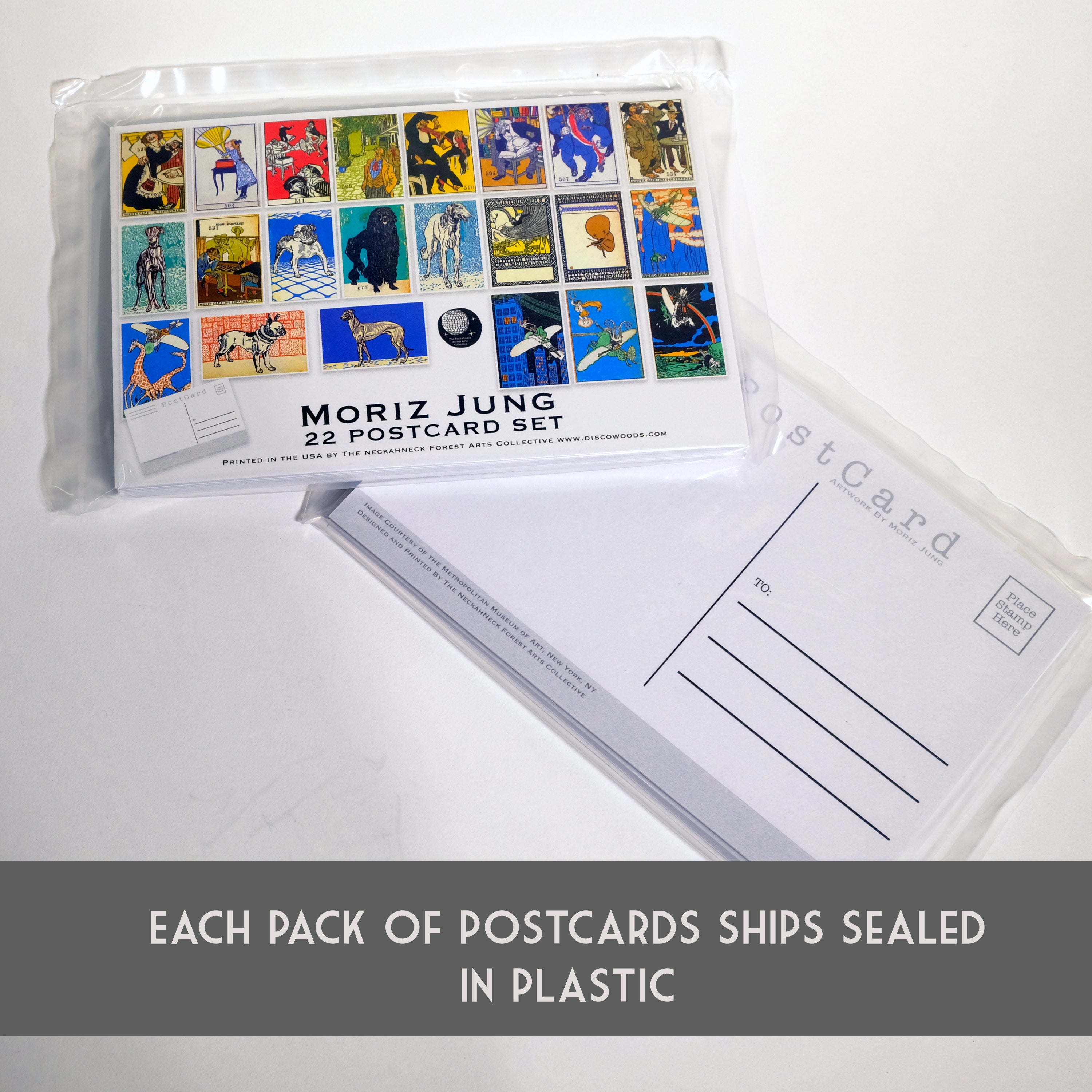 Moriz Jung Artist Postcards- Set of 22 – The NeckahNeck Forest