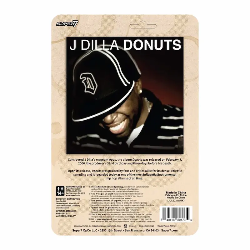J DILLA REACTION FIGURES WAVE 1/J DILLA aka JAY DEE｜HIPHOP/R&B