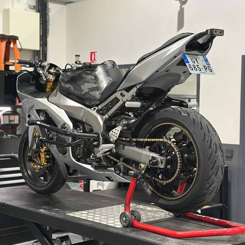 Rear Sets Footrests Subcage Kawasaki ZX6R 636 (2003-2004) Stunt