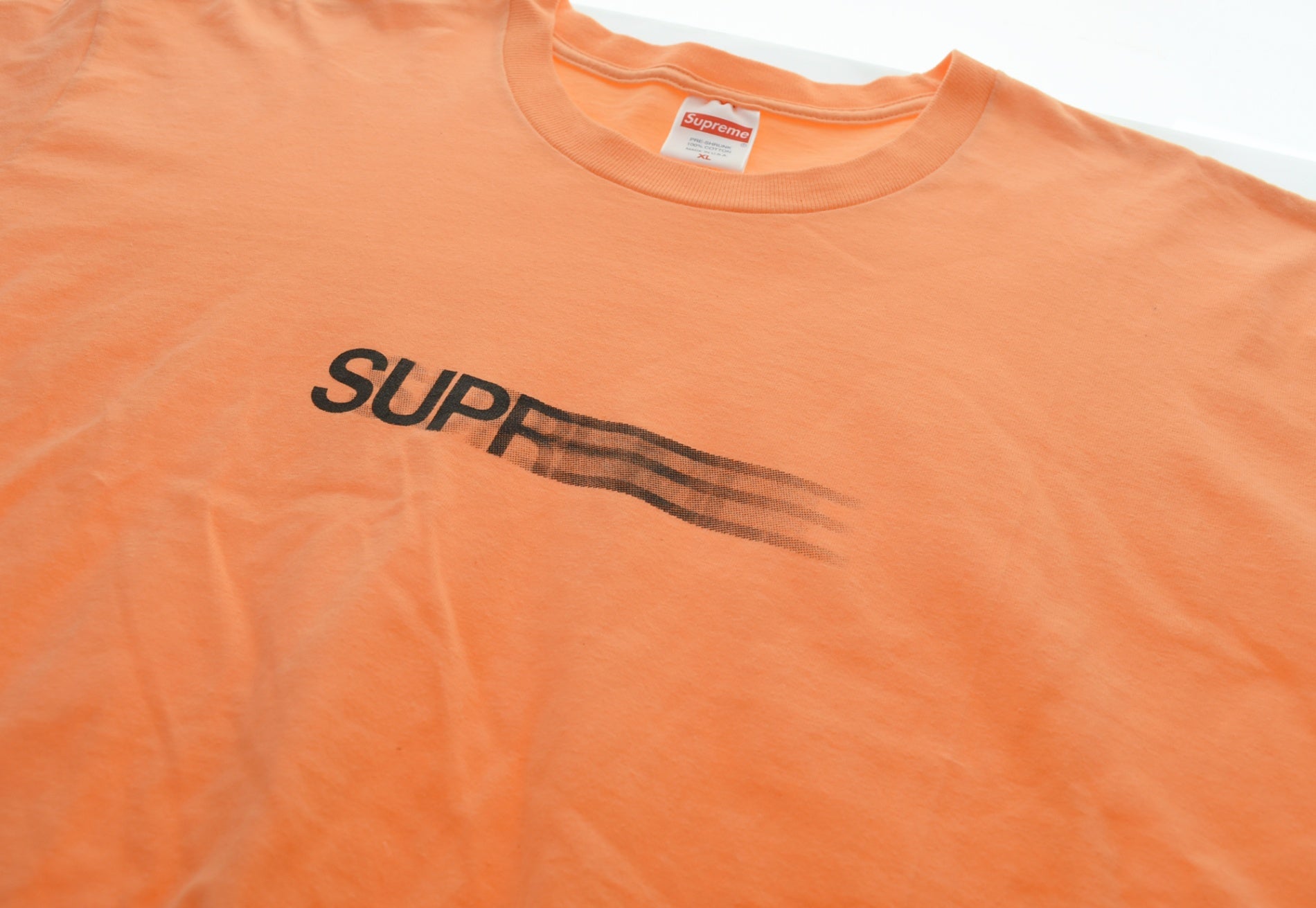 シュプリーム SUPREME 22SS Motion Logo Tee ロゴT Tシャツ オレンジ