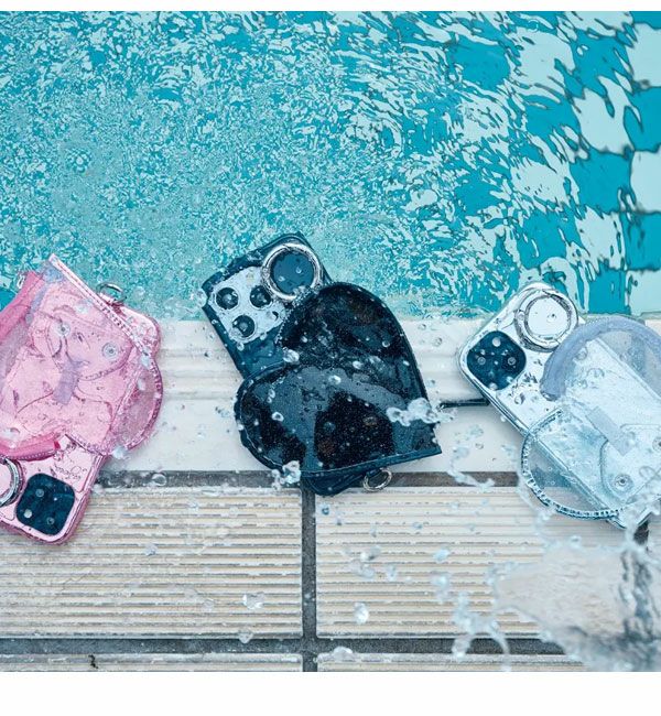 即納】【iPhoneProMax対応】 エジュー ajew PVC heart planet pocket