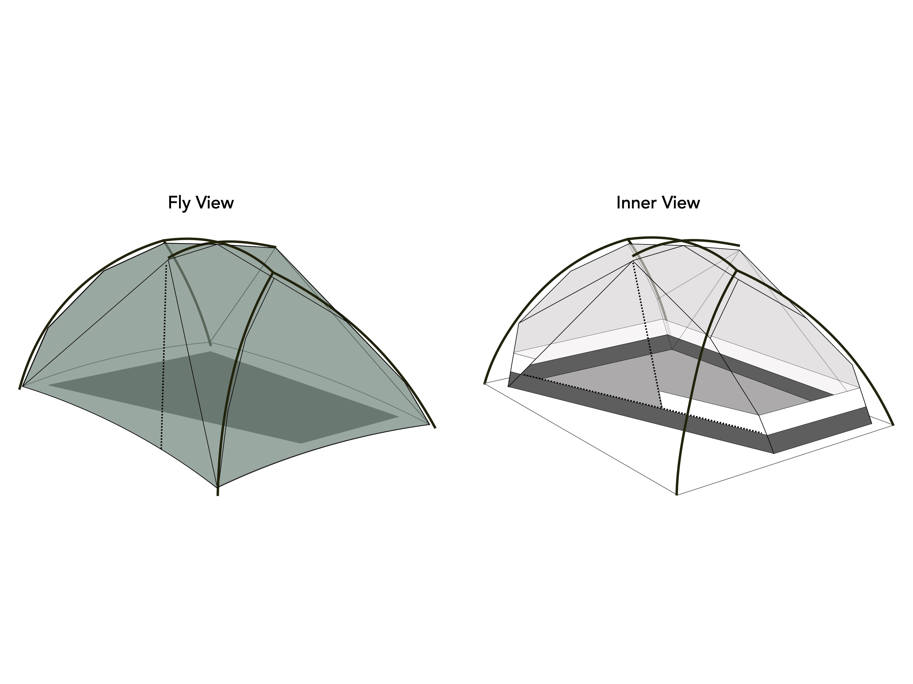 DURSTON X-Dome 1+ メッシュインナー＆グランドシート ダーストン