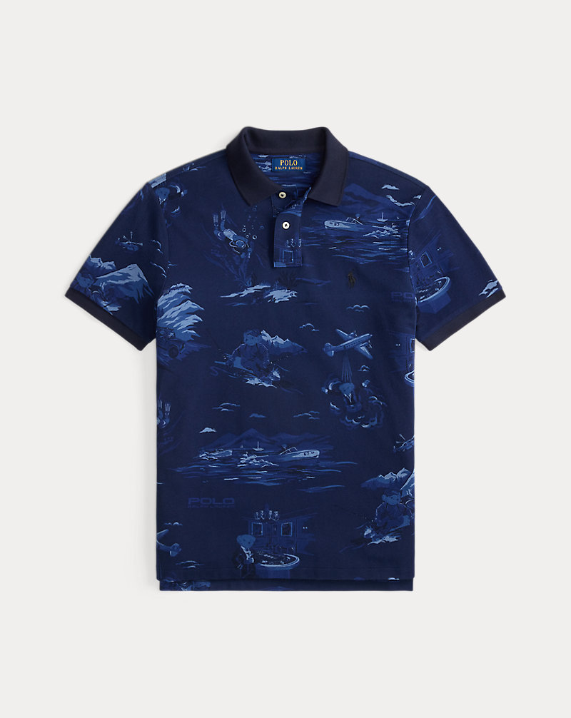 Classic Fit P-Wing Terry Polo Shirt