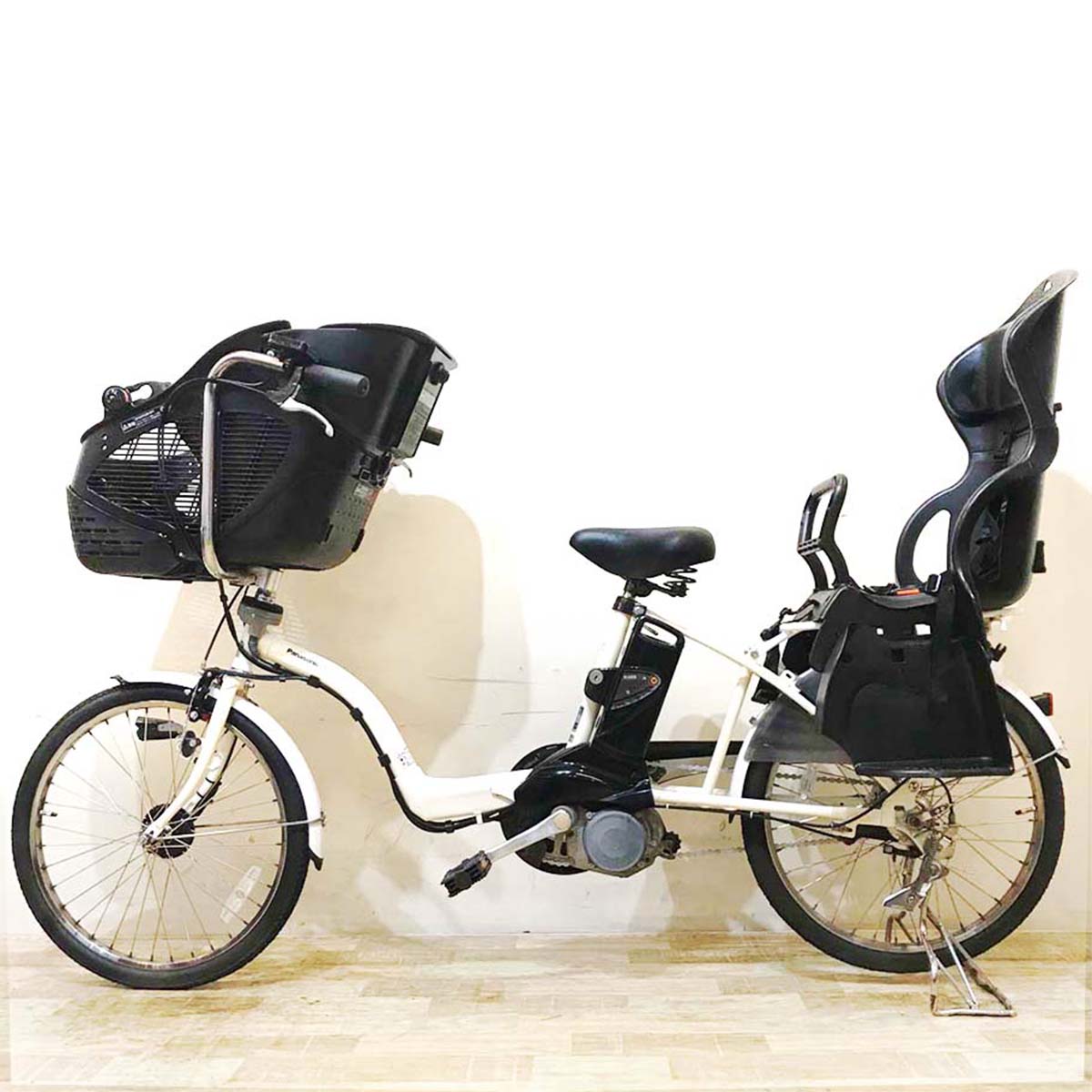 中古電動自転車 パナソニック ギュット ミニ ホワイト 20インチ KZ165