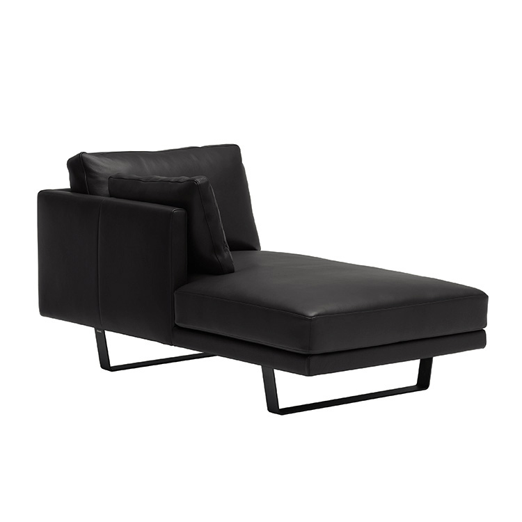 domani】 Excel-Life 右肘シェーズロング 幅85cm ZSB948 ブラック 通販