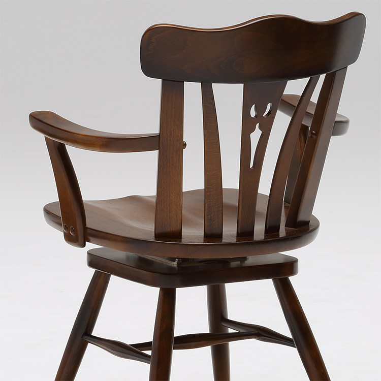 回転式アームチェア CC1834 コロニアルウォールナット 通販 | 【公式