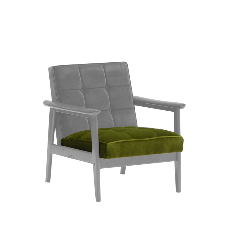 Kチェア2シーター専用シート交換パーツ スタンダードブラック 通販