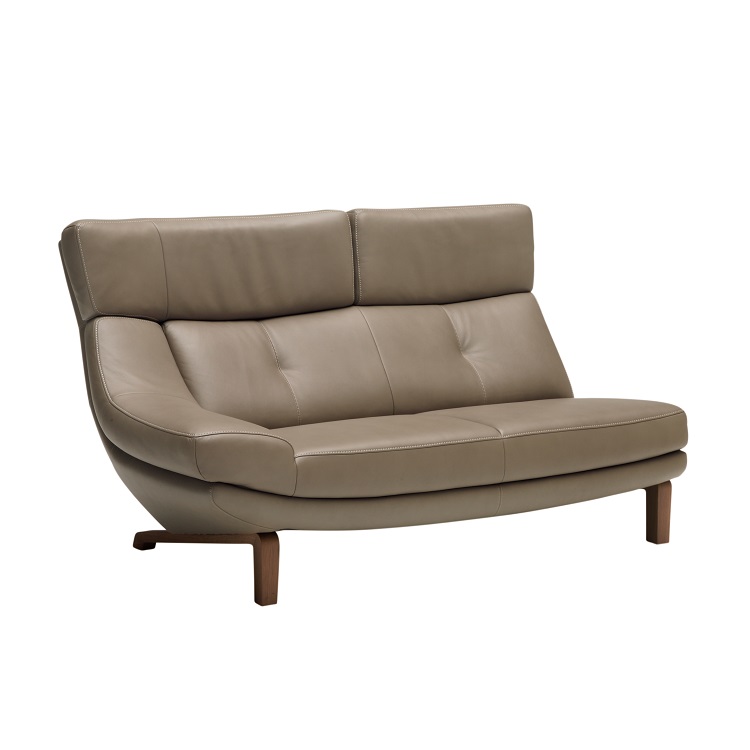 右肘2人掛ソファ ZU4628 グレージュ モカブラウン 通販 | 【公式