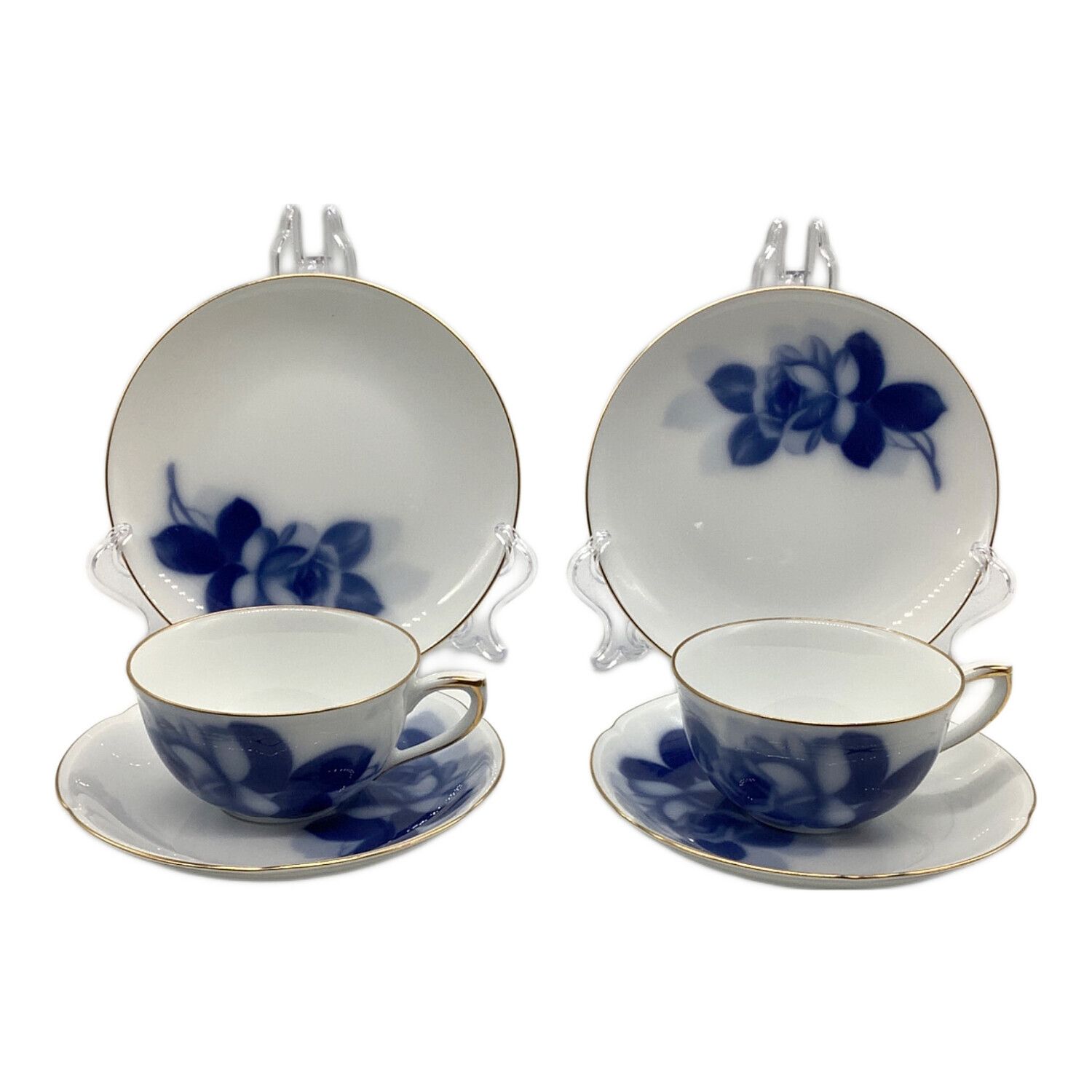 大倉陶園 (オオクラトウエン) ティーセット オールドブルーローズ(8211