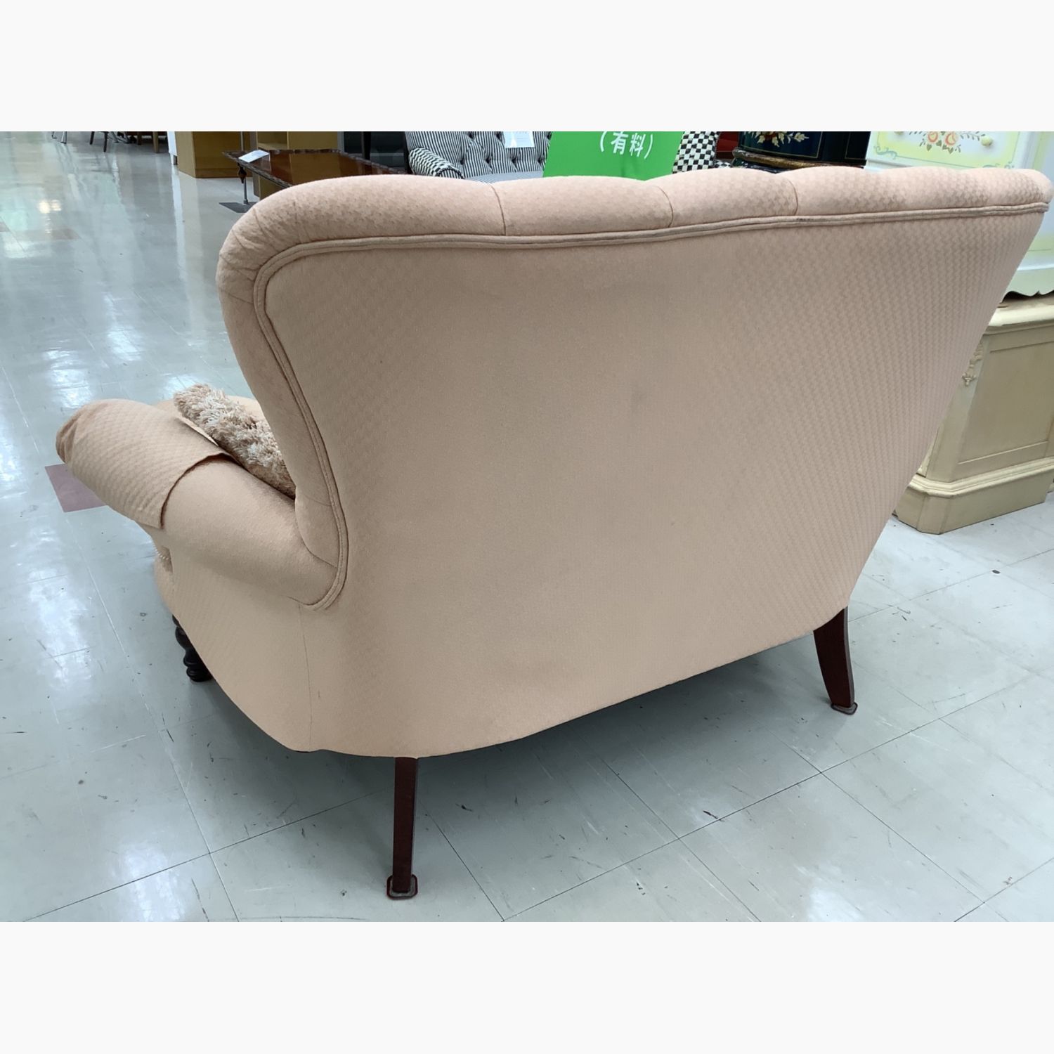 art forma (アートフォーマ) 2人掛けソファー ライトピンク IDC大塚