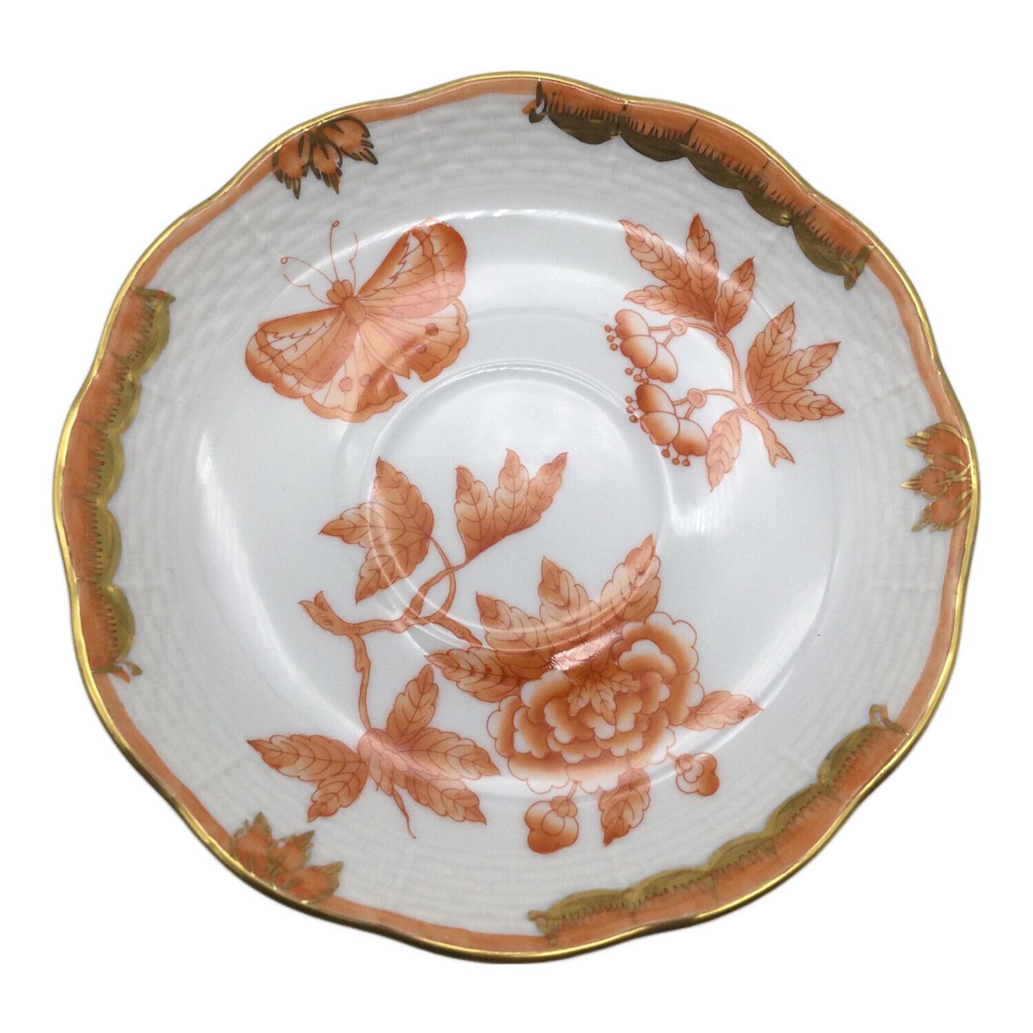 美品】HEREND ヘレンド ビクトリアプレイン シェルディッシュ プレート