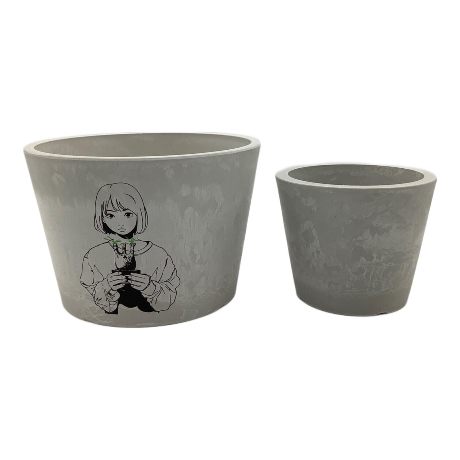 Backside works. 植木鉢 全2種