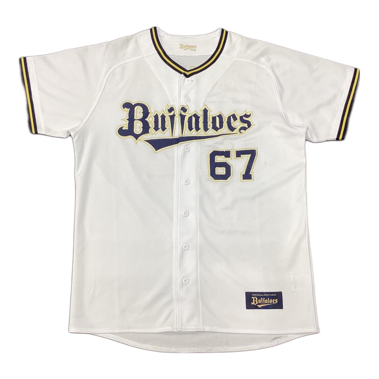 オリックス・バファローズ 応援グッズ SIZE O ホワイト 中川圭太【67
