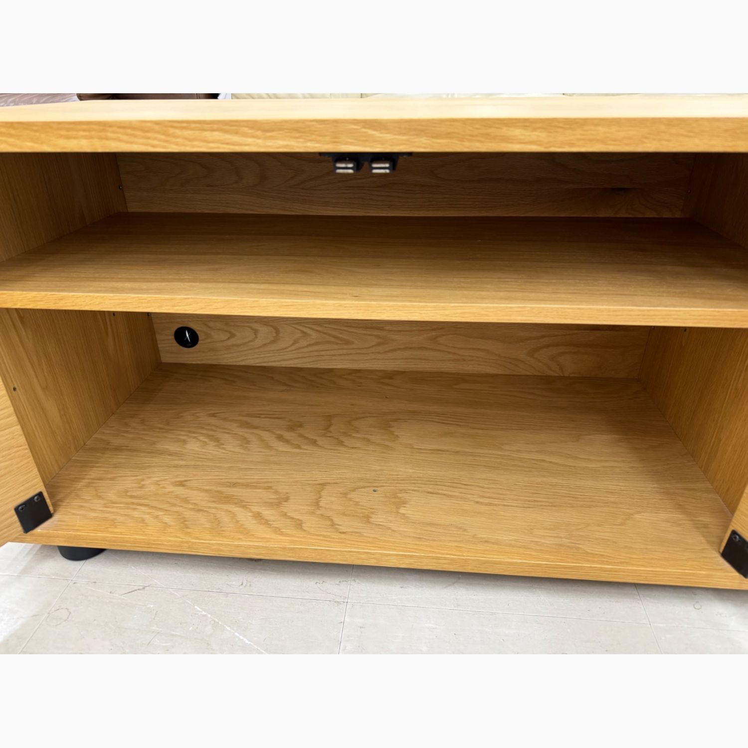 無印良品 (ムジルシリョウヒン) テレビボード ナチュラル 4枚扉 オーク