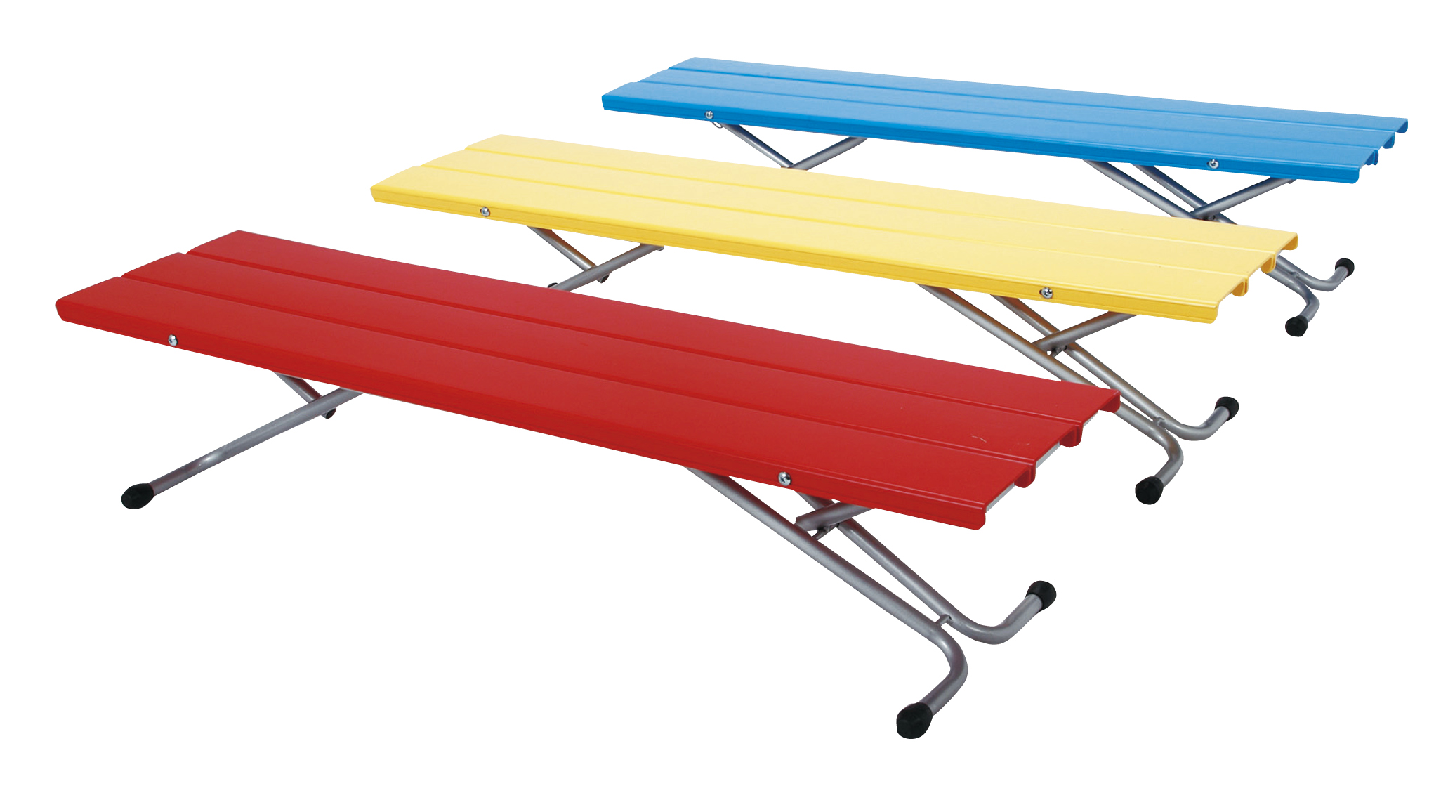 フレーベル館オンラインショップ｜三段カラーベンチN(赤): 保育施設向け