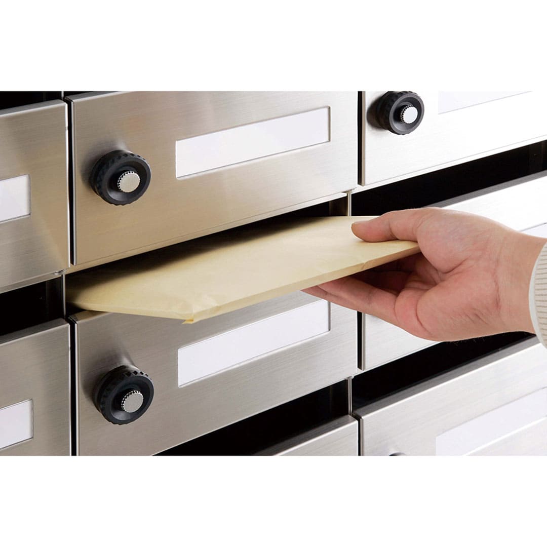 集合郵便受箱 SH-R1 前入前出 静音ダイヤル錠 1世帯 SH-Rシリーズ 公団