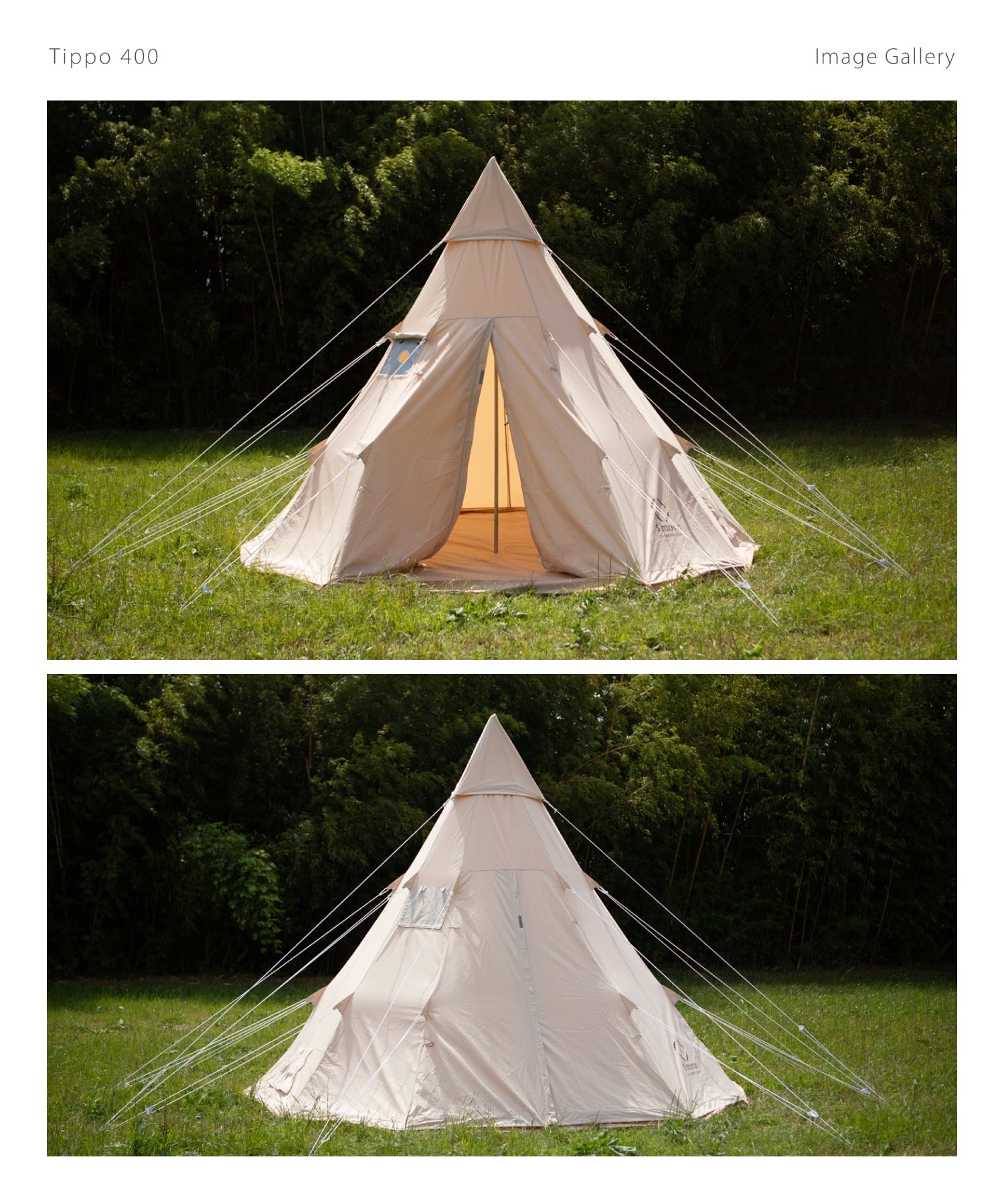 Los Maple ティピー型テント オリーブグリーン TPU窓付 おまけ付 Los