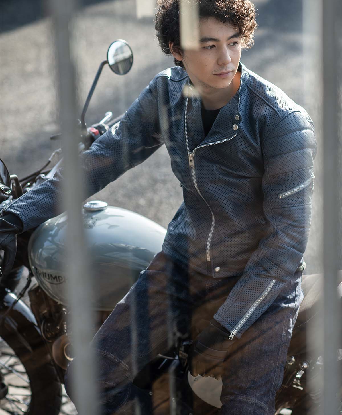 革ジャン パンチング レザージャケット｜カドヤ公式オンラインショップ